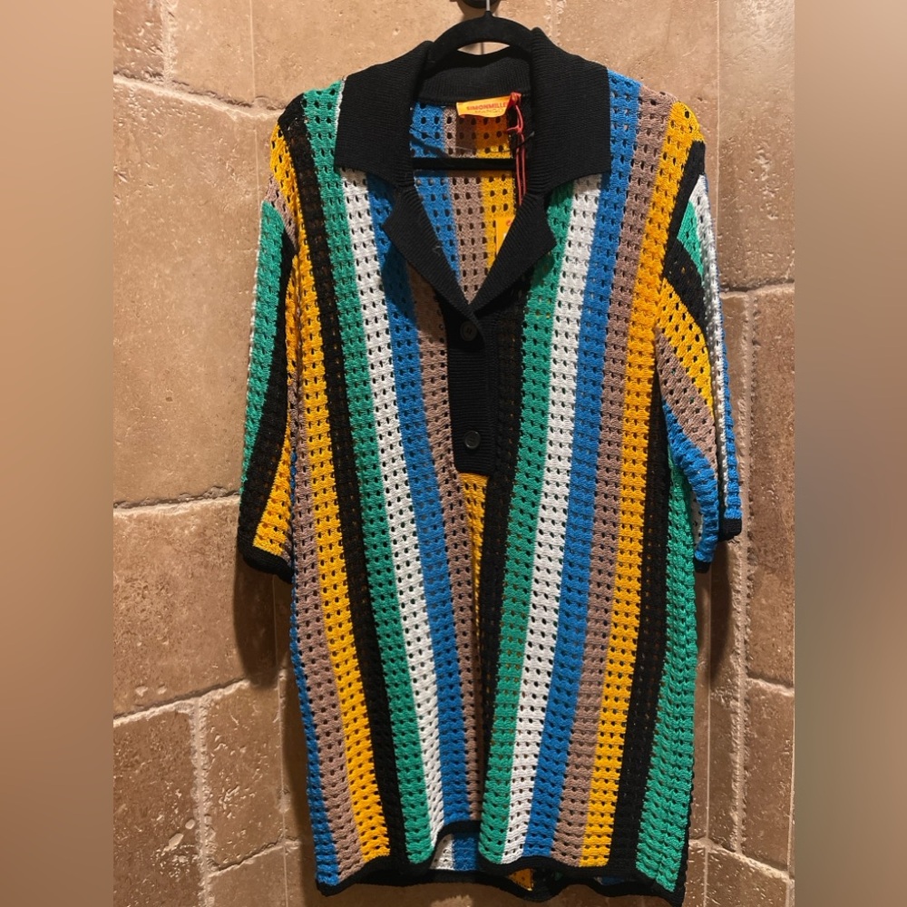 Simon Miller Mango Crochet Shirt NWT Size M